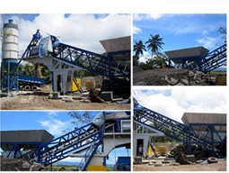 Мобильный бетонный завод, установленный на Филиппинах